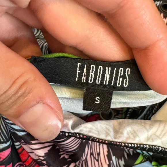 NWT Women Black Floral Deep V Neck Halter Plunging Backless One Piece Swimsuit - Picture 9 of 10